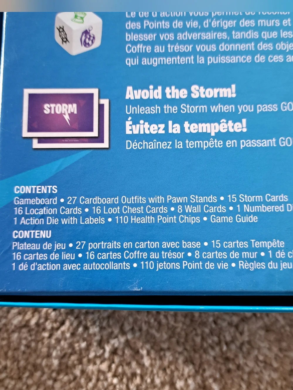 Monopoloy Fortnite Board Game Complete Game English French Edition Hasbro - Picture 10 of 11